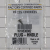 Whirlpool Refrigerator Handle Plug (Gray) W10830982