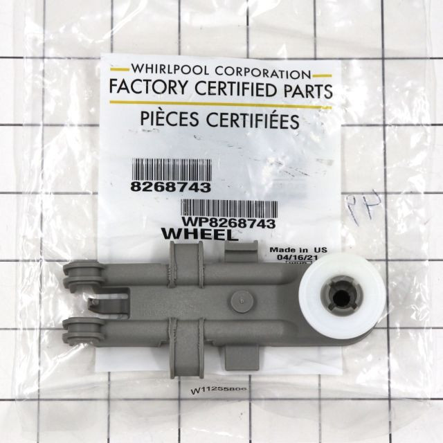 Dishrack Roller WP8268743 Free Shipping - Main Image