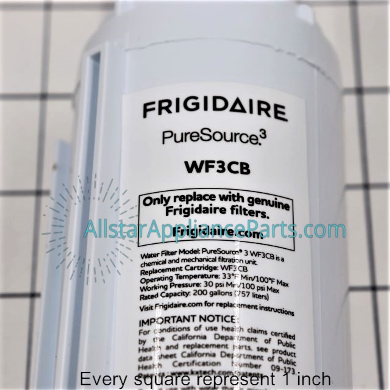 Frigidaire PureSource 3 WF3CB - Refrigerator water filter 1 pack