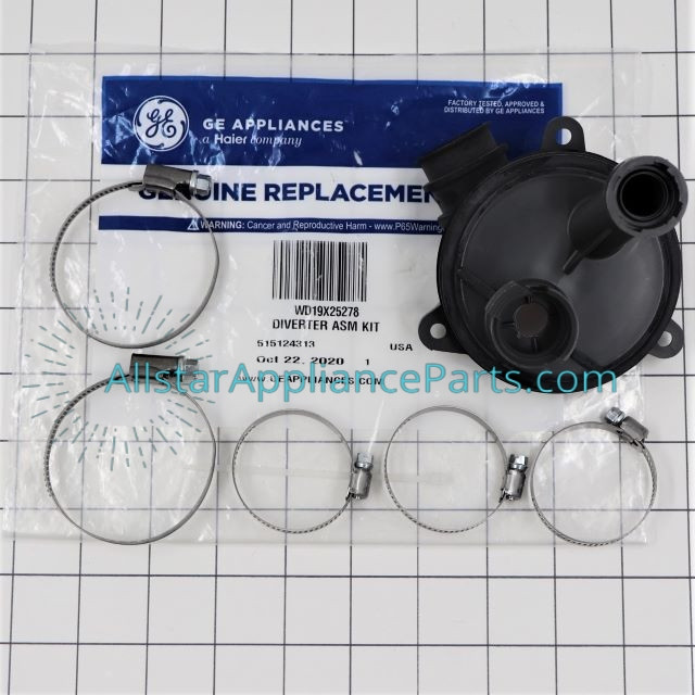 Diverter valve WD19X25278 Allstar Appliance Parts