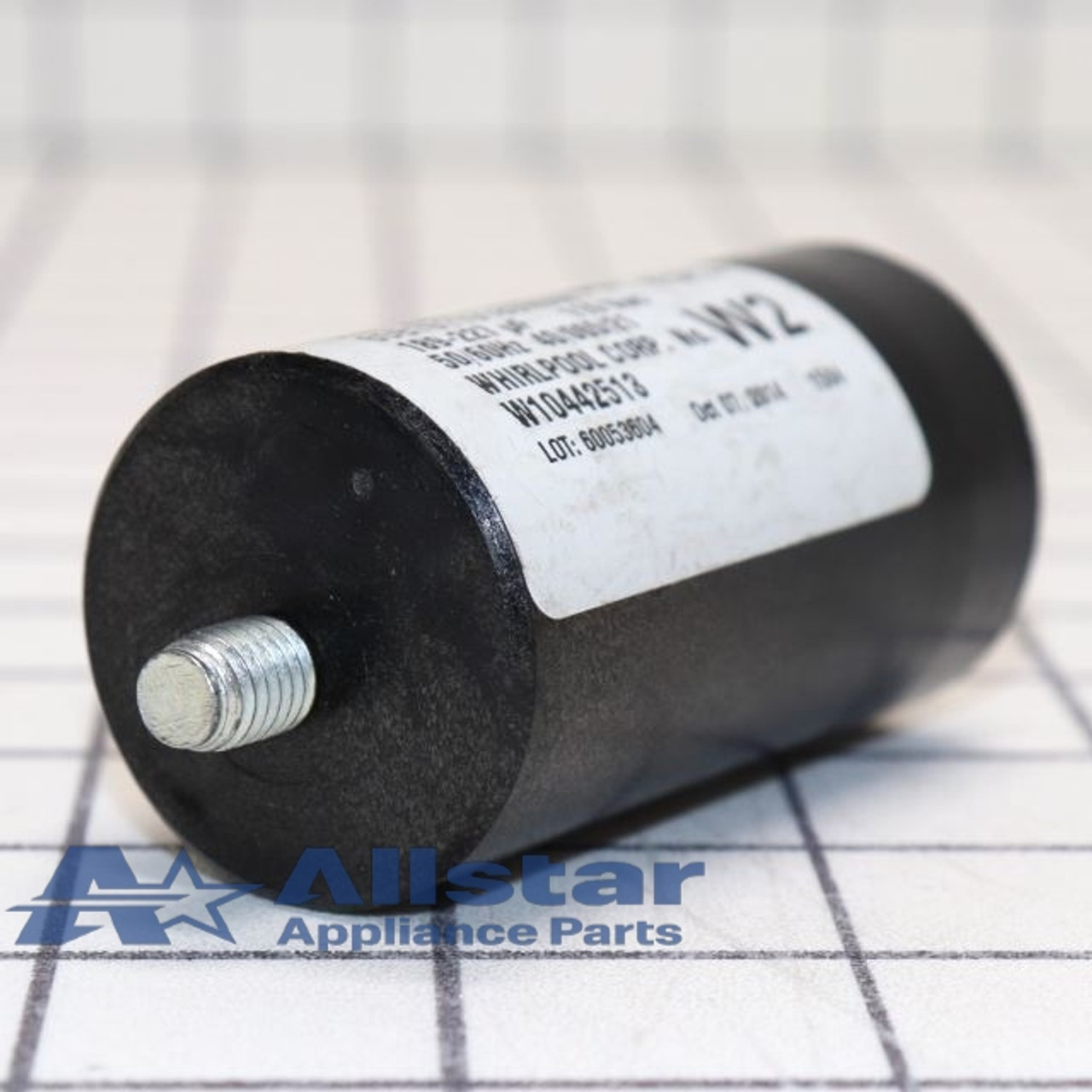 Whirlpool Dryer Motor Start Capacitor W10442513