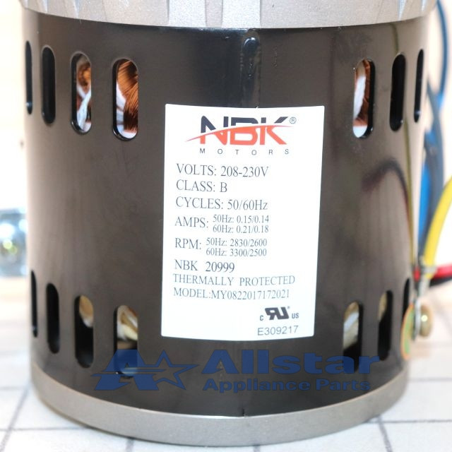 NBK-20999 INDUCER ASSEMBLY 208-230V, 50/60HZ 1/15 HP