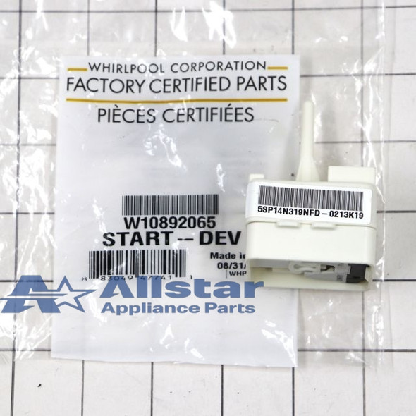Part Number W10892065 replaces W10330832, W10796741, WPW10330832