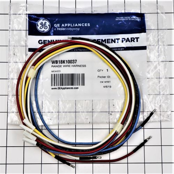 GE Range/Stove/Oven Wire HV Harness WB18K10037