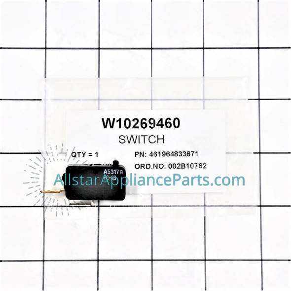 Whirlpool Microwave Door Switch W10269460