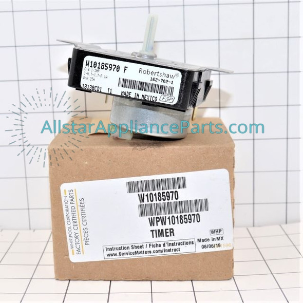 Part Number WPW10185970 replaces W10185970, WPW10185970VP