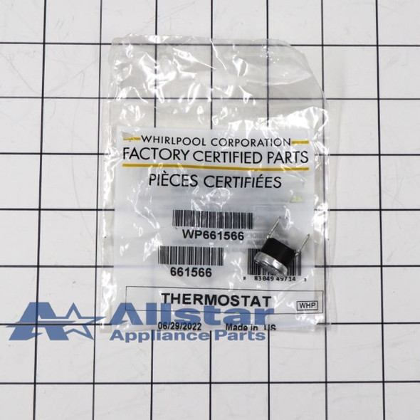 Part Number WP661566 replaces 3369777, 3370783, 3371618, 4171694, 661566, W10339474, WP661566VP