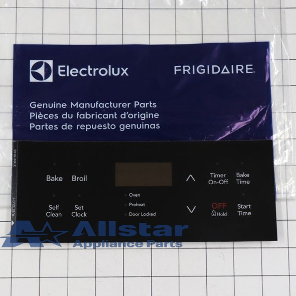 Frigidaire Range/Stove/Oven Overlay (Black) 316419145