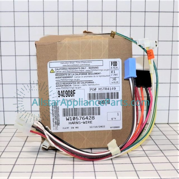 Whirlpool Refrigerator Wire Harness W10576428