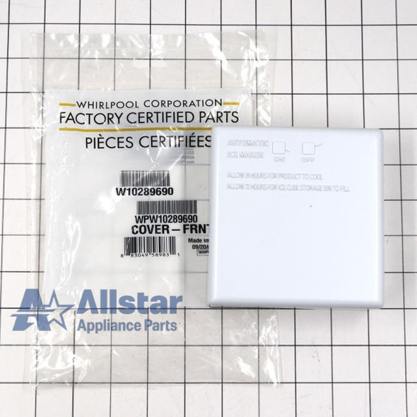 Part Number WPW10289690 replaces 10519801, 10519802, 10519803, 10519806, 10519807, 1115840, 1115846, 1116224, 1116759, 1117230, 1119229, 1119551, 1126796, 1129325, 12582501, 12582503, 2174155, 2174156, 2174183, 2174358, 2210484, 2210485, 4344398, 627993, 67004710, 67004816, 68113-1, 8170411, 8170936, 8171288, 8208238, B5724501, B5724504, B5724505, B5724506, W10281554, W10289690