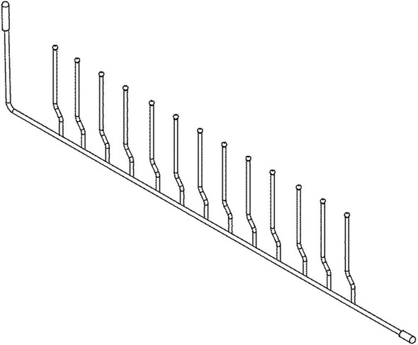 GE Dishwasher Lower Rack Tines WD28X20164