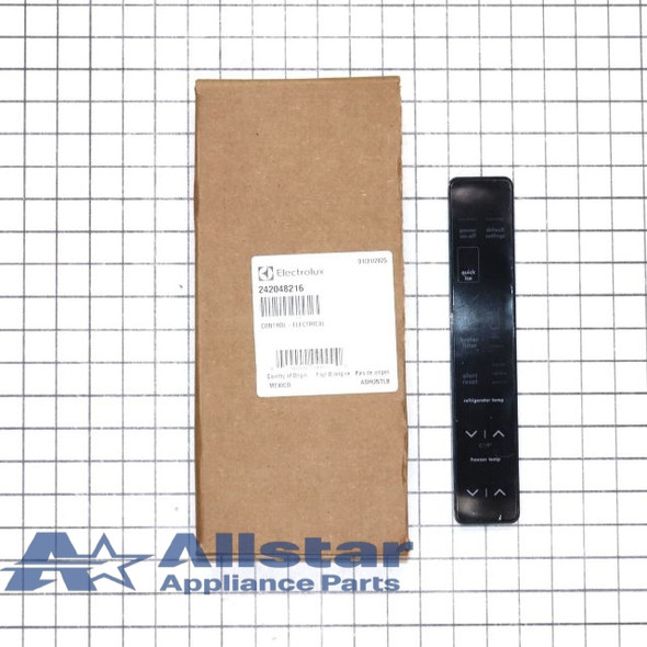 Electrolux Refrigerator User Control and Display Board 242048216
