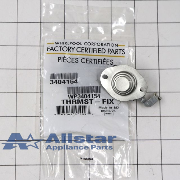 Part Number WP3404154 replaces  3404154