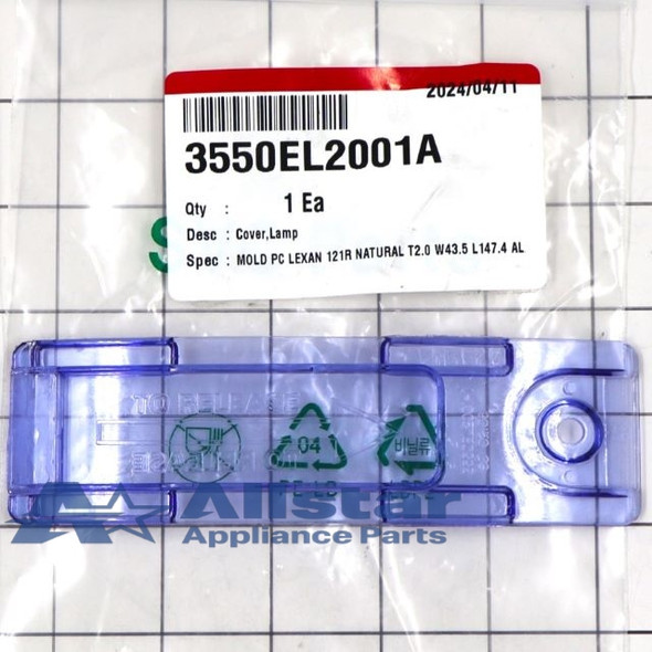 LG Dryer Light Lens Cover 3550EL2001A