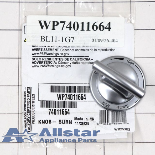 Part Number WP74011664 replaces  74011664,  7733P480-60