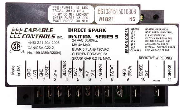 NBK-20262 IGNITION CONTROL – HEATCO
