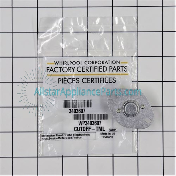 Part Number WP3403607 replaces 3391927, 3403607