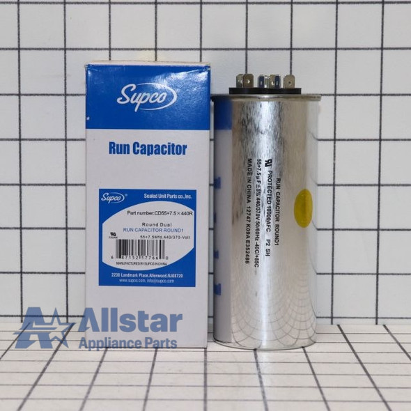55/7.5MFD-440V Air Conditioner Dual Run Capacitor