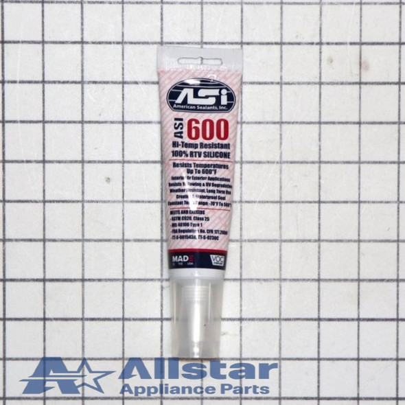 ASI600 RTV High Temperature Red Silicone - 2.8 oz