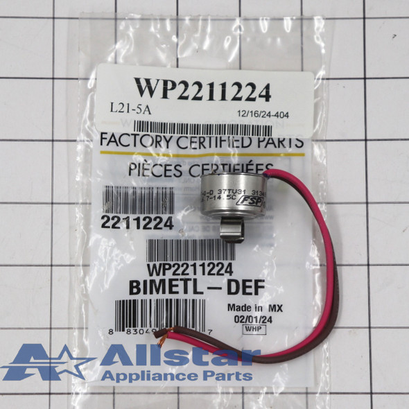 Part Number WP2211224 replaces 2211224