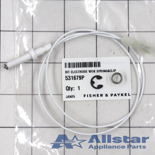 Fisher & Paykel Range Electrode Spring and Clip 531679P