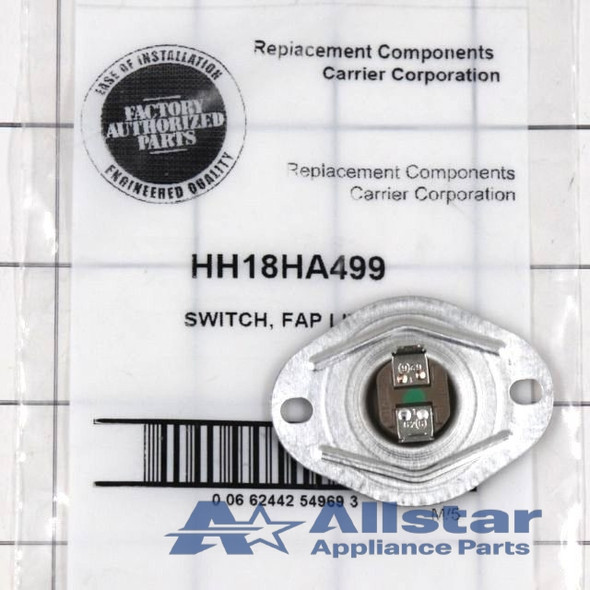 HH18HA499 Carrier Furnace Limit Switch