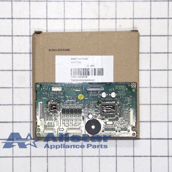 Samsung Range Control Board Assembly DG92-01069B