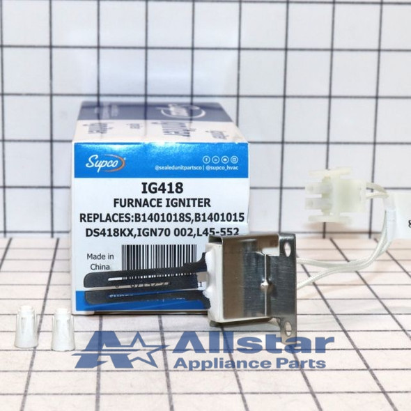Part Number IG418 replaces B14010-18S , B1401018S