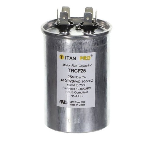 TRC7.5 Titan Pro Round Motor Run Capacitor 7.5 MFD (370V)