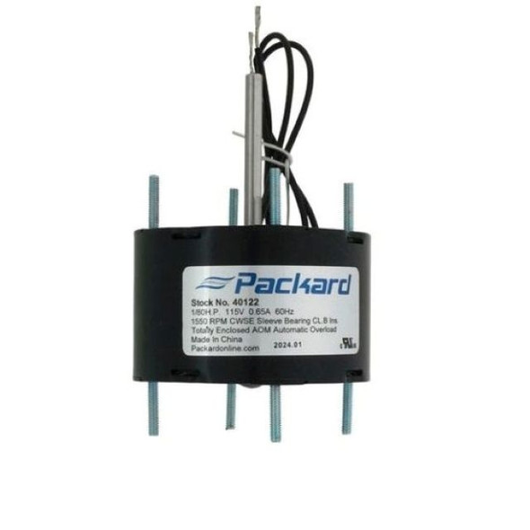40122 Packard Shaded Pole Motor 3.3" 1/80 HP 1550RPM 115V