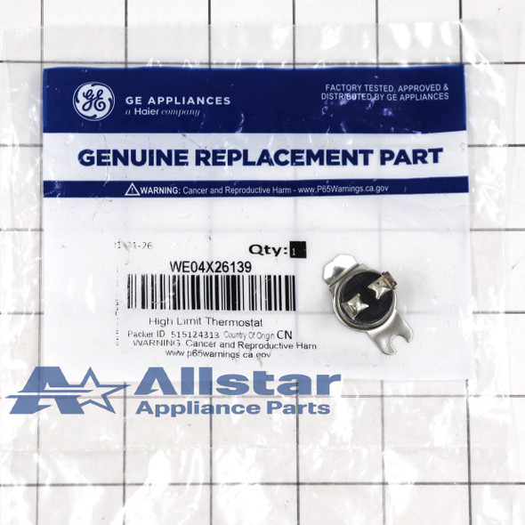 GE Dryer High Limit Thermostat WE04X26139