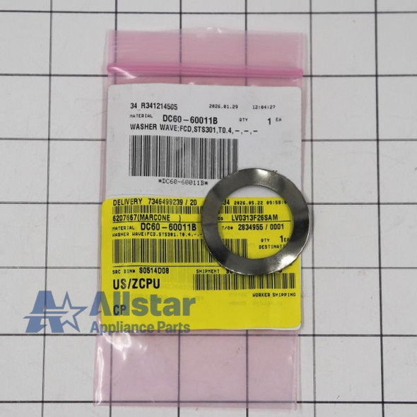 Samsung Washing Machine Valve Washer DC60-60011B