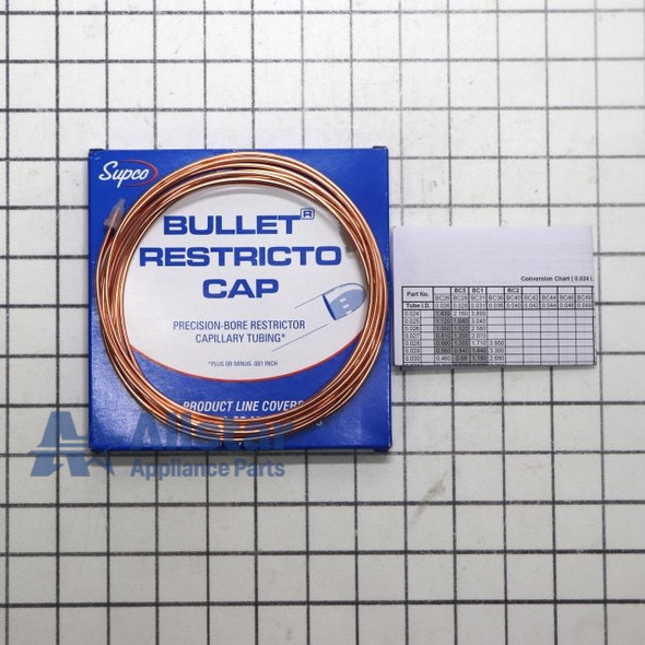 BC42X12 Bullet Restricto Cap Tube Capillary Tubing