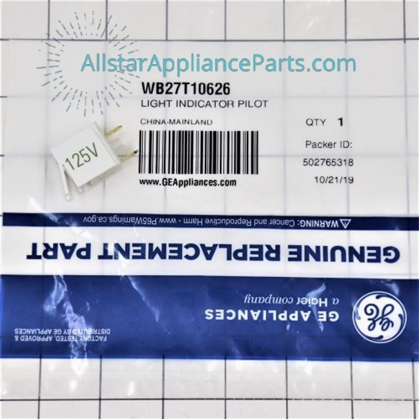 Part Number WB27T10626 replaces  WB27T10113