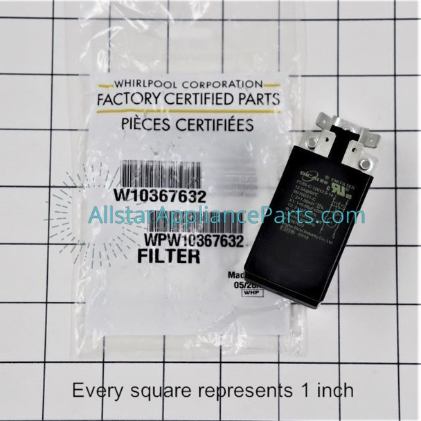 Part Number WPW10367632 replaces 461970255241, 8181683, 8181922, 8183019, 8540229, 8540230, W10306592, W10326464, W10339736, W10355868, W10367632