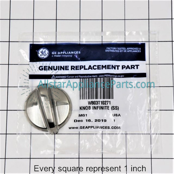 GE Range/Stove/Oven Knob WB03T10271