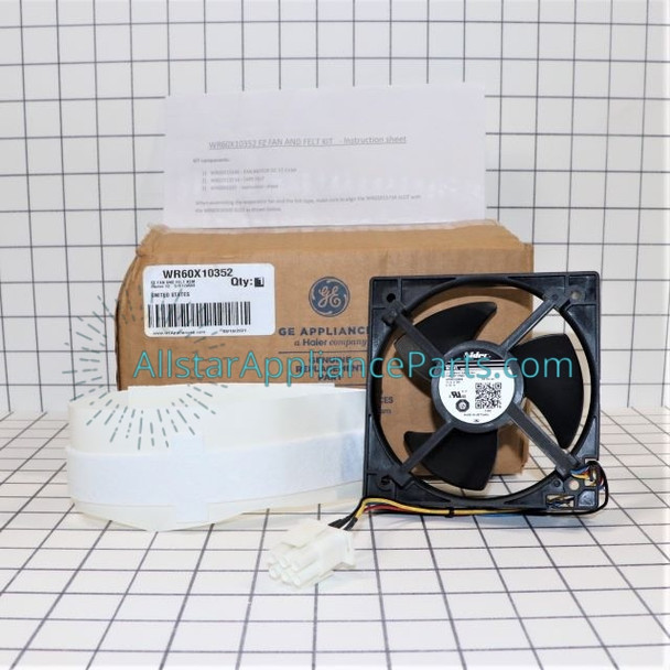 GE Refrigerator Freezer Evaporator Fan Motor WR60X10352