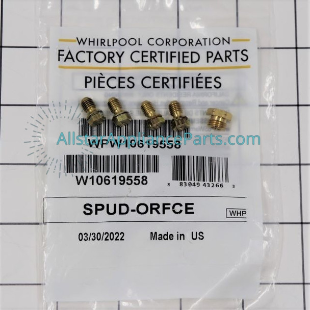 Part Number WPW10619558 replaces  W10619558