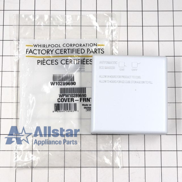 Part Number WPW10289690 replaces 10519801, 10519802, 10519803, 10519806, 10519807, 1115840, 1115846, 1116224, 1116759, 1117230, 1119229, 1119551, 1126796, 1129325, 12582501, 12582503, 2174155, 2174156, 2174183, 2174358, 2210484, 2210485, 4344398, 627993, 67004710, 67004816, 68113-1, 8170411, 8170936, 8171288, 8208238, B5724501, B5724504, B5724505, B5724506, W10281554, W10289690