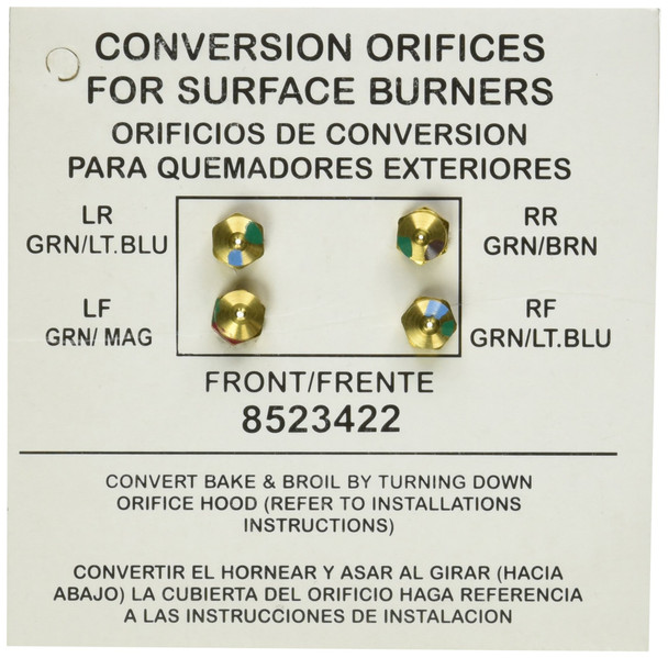 Part Number W11234415 replaces  8273360,  8523422