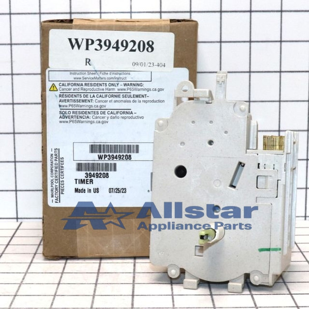 Part Number WP3949208 replaces  3949208