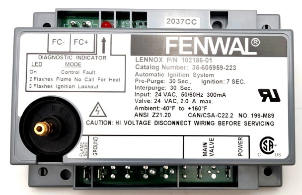 EQUIVALENT TO FENWAL 35-605959-223