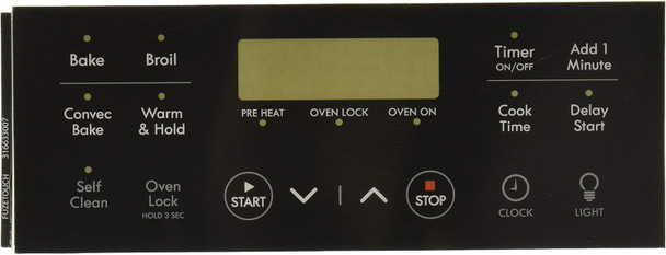 Frigidaire Range Overlay 316633007