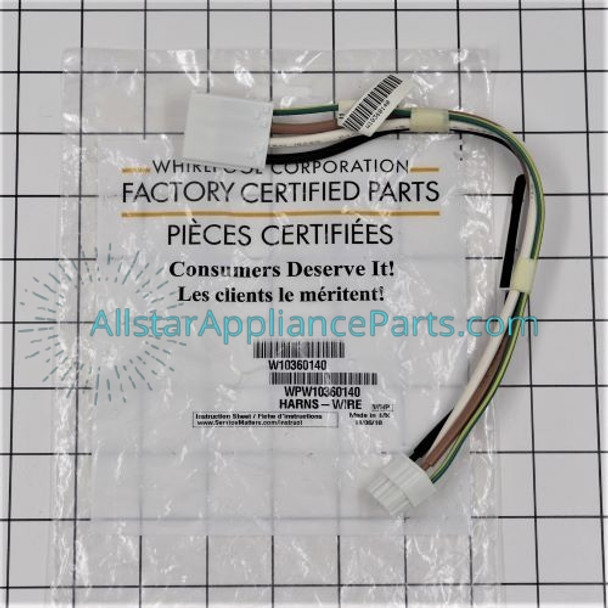 Part Number WPW10360140 replaces W10360140