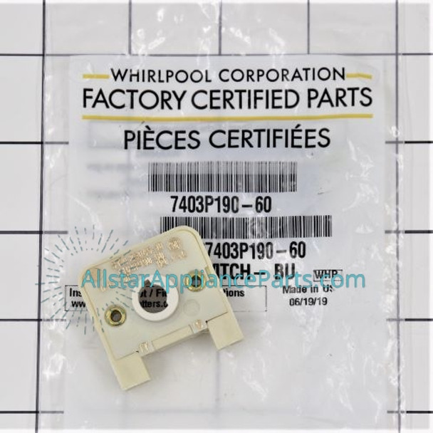 Part Number WP7403P190-60 replaces 1832395, 550757, 7403P041-60, 7403P190-60, Y0S03009299