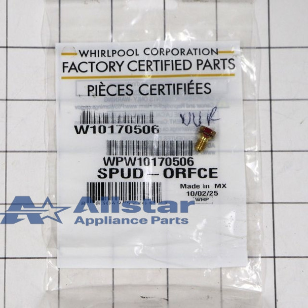Part Number WPW10170507 replaces  W10170507