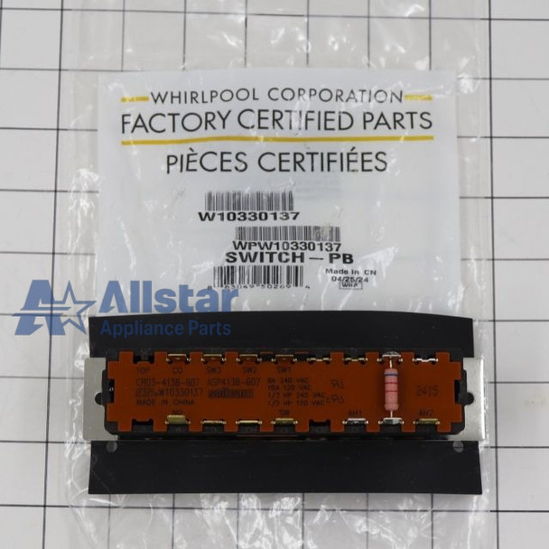 Part Number WPW10330137 replaces  3394075,  3394732,  697558,  8316433,  8316437,  W10330137,  WP8316433