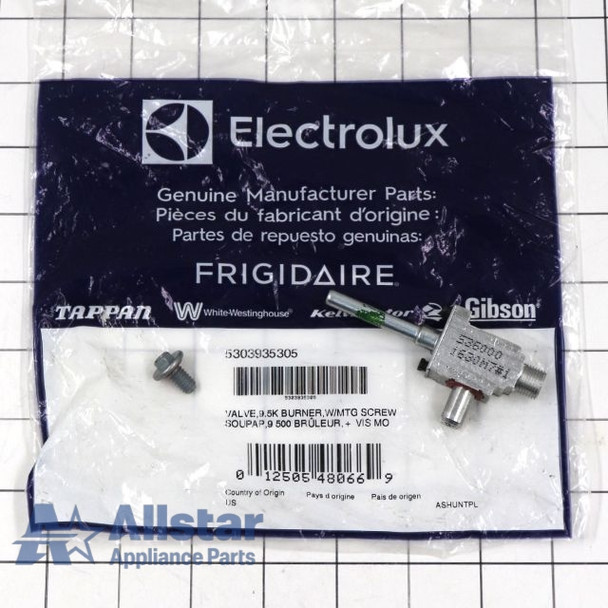 Frigidaire Range Surface Burner Valve (9.5K) 5303935305