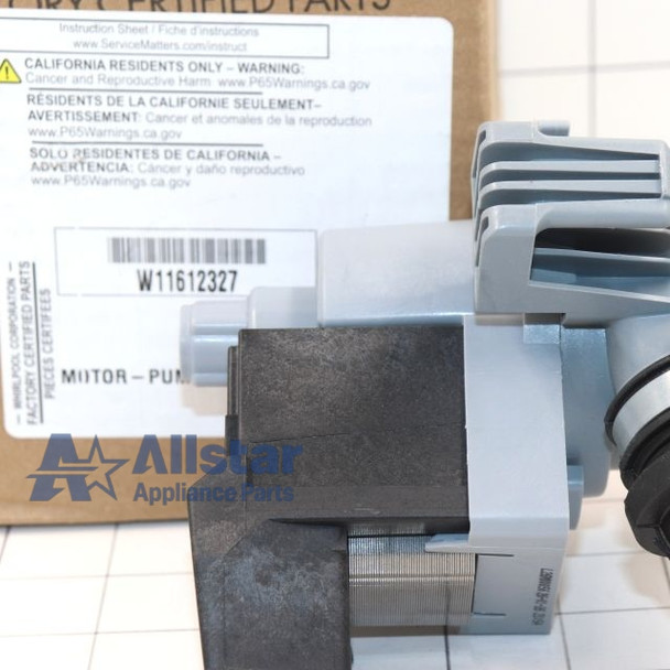 Part Number W11612327 replaces  W10805387,  W11024423,  W11521436