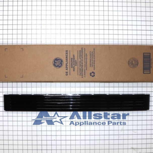 GE Microwave Vent Grille Louvered Panel (Black) WB07X11009